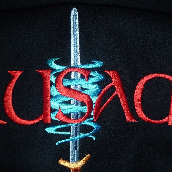 Crusade Babylon 5 Film Crew wool bomber jackets Sichel M Vintage tv series - Picture 7 of 9